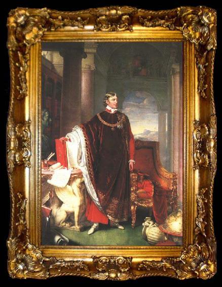 framed  Maurice Prendergast Portrait of Ferenc, ta009-2